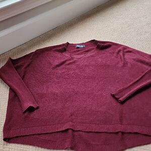 New Look Deep Red Crew Neck Sweater